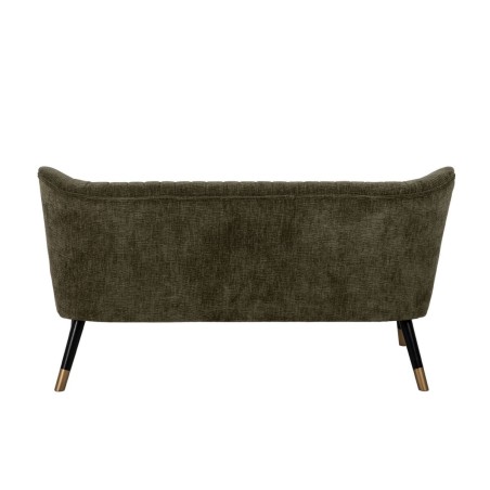 Sofá Negro Verde Dorado 134 x 74 x 70 cm