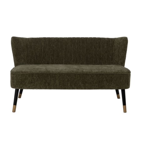 Sofa Zwart Groen Gouden 134 x 74 x 70 cm