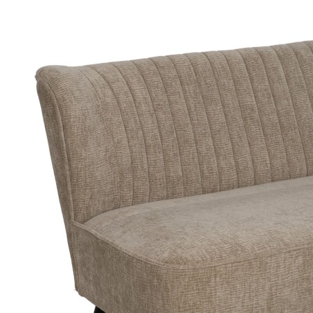 Sofa Zwart Beige Gouden 134 x 74 x 70 cm