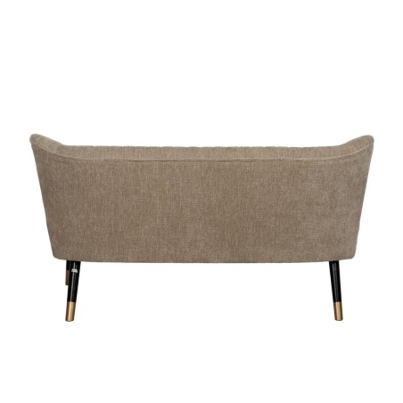Sofa Zwart Beige Gouden 134 x 74 x 70 cm