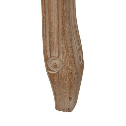 Kruk Beige Rubberwood 50 x 47 x 36 cm 2
