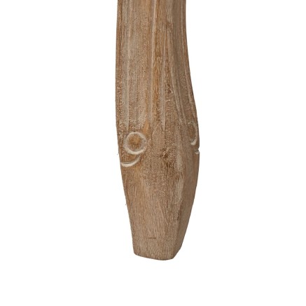 Kruk Beige Rubberwood 110 x 47 x 36 cm 2
