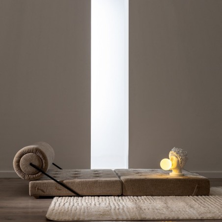 Sofa Beige 89 x 101 x 71 cm