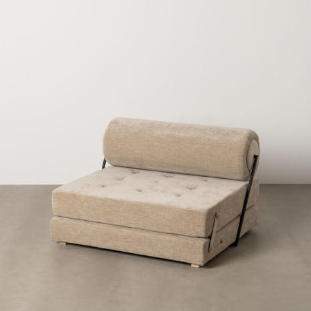 Sofa Beige 89 x 101 x 71 cm