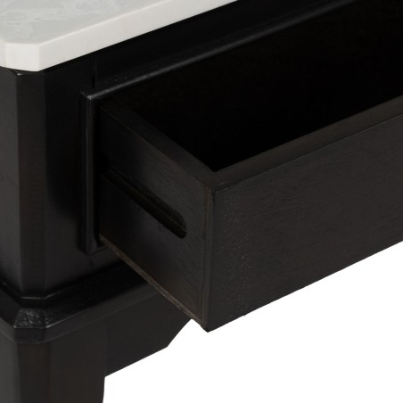 Credenza MODS Bianco Nero Legno MDF 90 x 33 x 76 cm