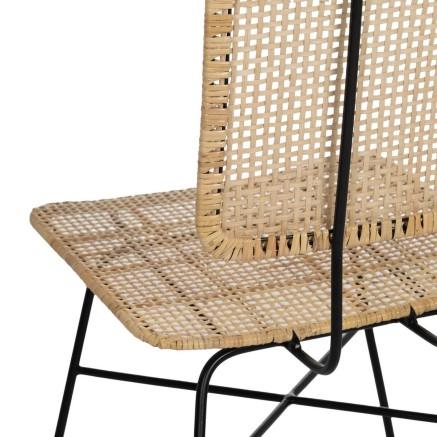 Silla de Comedor Negro Natural 2
