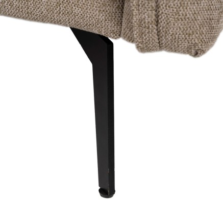 Slaapbank Taupe 214 x 106 x 84 cm 2