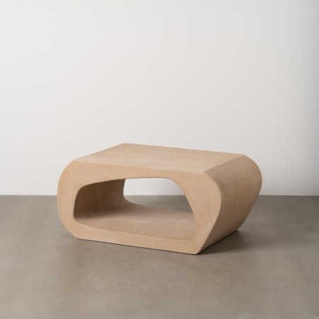 Table Basse WILMA Beige 100 x 60 x 45 cm