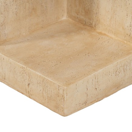 Mesa auxiliar Beige 38,5 x 38,5 x 46 cm 2