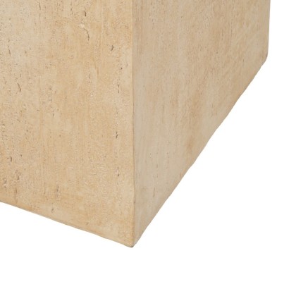 Bijzettafel Beige 37 x 37 x 46,5 cm 2