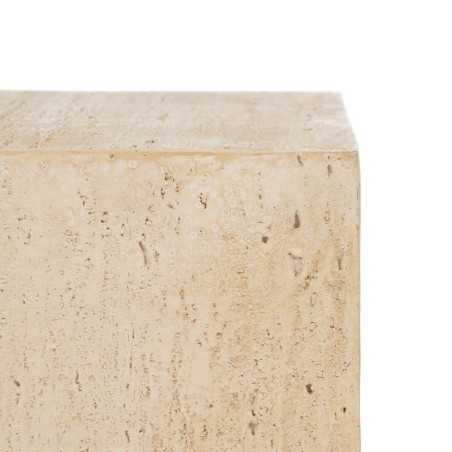Mesa auxiliar Beige 37 x 37 x 46,5 cm