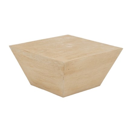 Hoofdtafel Beige 80 x 80 x 40 cm