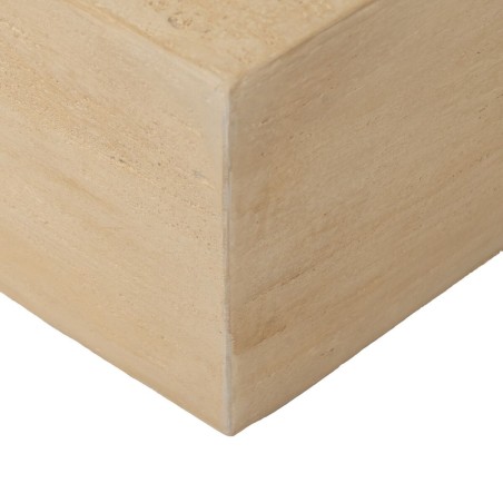 Hoofdtafel Beige 80 x 80 x 40 cm