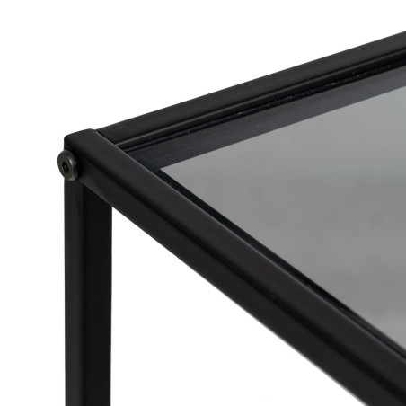 Meuble d'Entrée Noir 100 x 30 x 70 cm