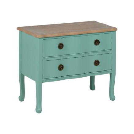 Comodino Turchese 80 x 38 x 65,5 cm
