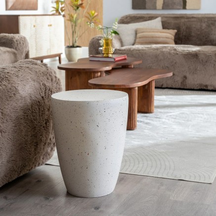 Side table White 37 x 37 x 46 cm 2