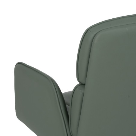 Esszimmerstuhl grün Grau Nylon Polyester Schaum Holz Eisen 57 x 60,5