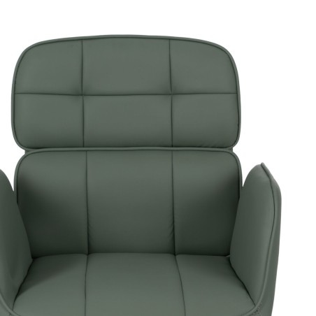 Esszimmerstuhl grün Grau Nylon Polyester Schaum Holz Eisen 57 x 60,5