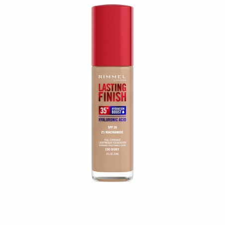 Crème Make-up Base Rimmel London Lasting Finish Nº 100 Ivory Spf 20