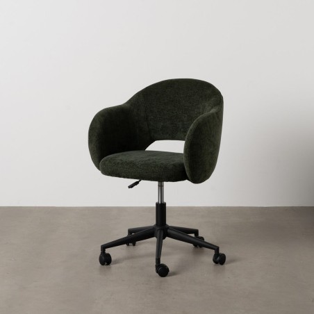 Bureaustoel Zwart Groen 56 x 56 x 85 cm