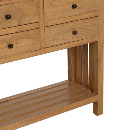 Recibidor Natural 130 x 35 x 85 cm 2