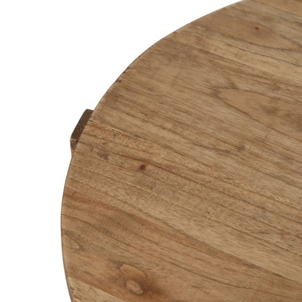 Mesa auxiliar Natural 40 x 40 x 45 cm 2