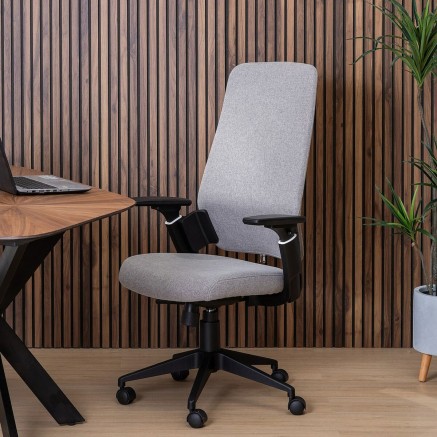 Bürostuhl Schwarz Grau 67,5 x 62 x 114,5 cm 2