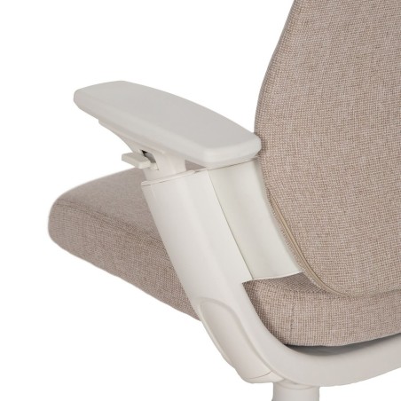 Bürostuhl Weiß Beige 67,5 x 62 x 114,5 cm