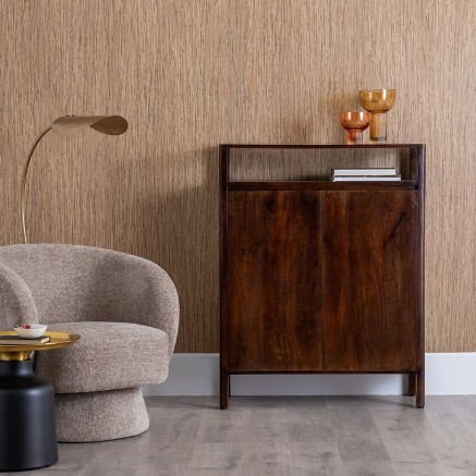 Armadio KURT Marrone Legno di mango 94 x 40 x 120 cm 2