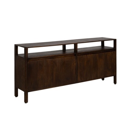 Dressoir KURT Bruin Mangohout 190 x 40 x 86 cm