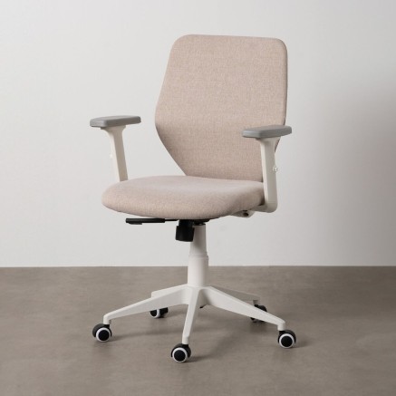 Bureaustoel Wit Beige 63 x 59 x 94,5 cm 2