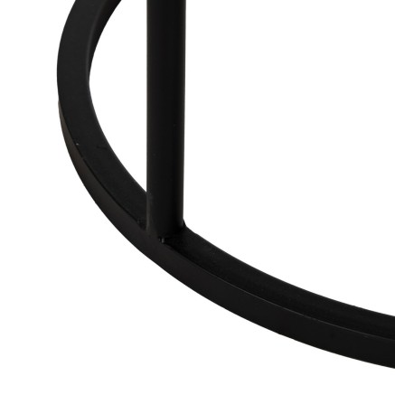 Set di 2 tavoli Nero 46 x 46 x 60 cm (2 Unità) 2