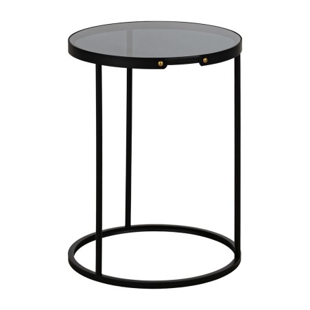 Satz mit 2 Tischen Schwarz 46 x 46 x 60 cm (2 Stück)