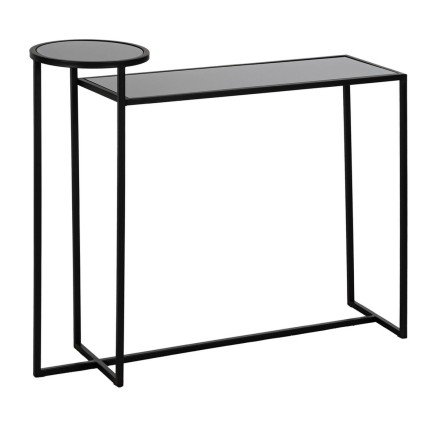 Meuble d'Entrée Noir 101 x 30 x 83 cm