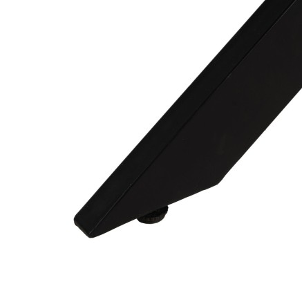 Mesa de Comedor Negro Natural Hierro 178 x 80 x 77 cm 2