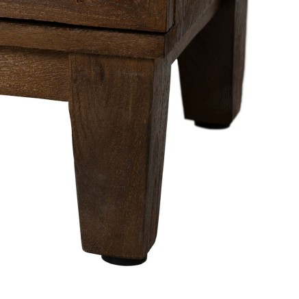 Vitrina Marrón Cristal Madera de mango 80 x 40 x 140 cm 2