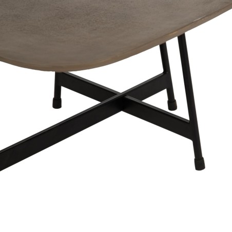Hoofdtafel Zwart Gouden 61 x 61 x 37 cm