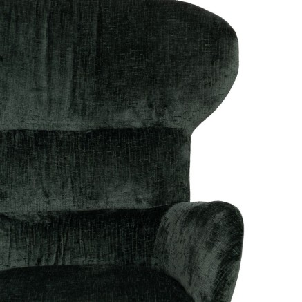 Sillón Negro Verde 78 x 84,5 x 104,5 cm 2