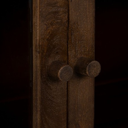 Dressoir Bruin Kristal Mangohout 180 x 35 x 87 cm