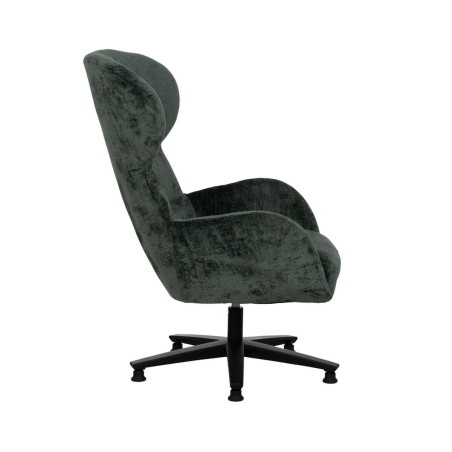 Leunstoel Zwart Groen 78 x 84,5 x 104,5 cm