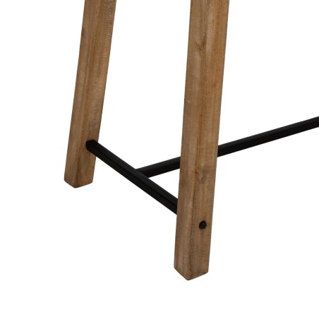 Table d'appoint Noir Naturel 110 x 60 x 90 cm