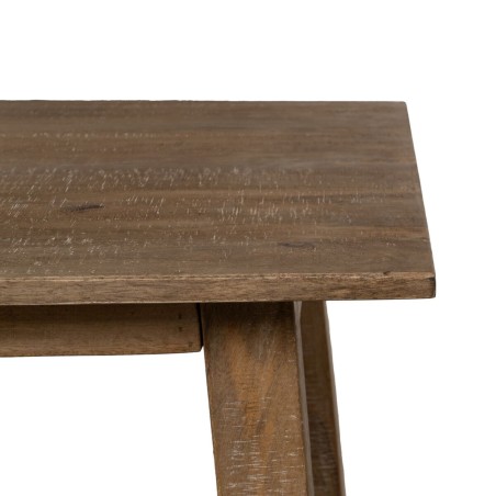Beistelltisch Schwarz natürlich 110 x 60 x 90 cm