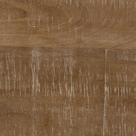 Table d'appoint Noir Naturel 110 x 60 x 90 cm