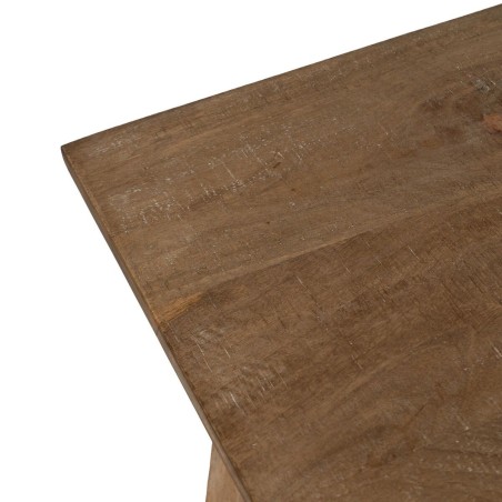 Table d'appoint Noir Naturel 110 x 60 x 90 cm