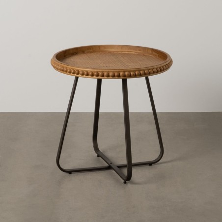 Side table Black Natural 62 x 62 x 61,5 cm