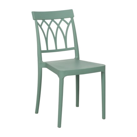 Chaise de Salle à Manger Vert polypropylène 42 x 54 x 83 cm
