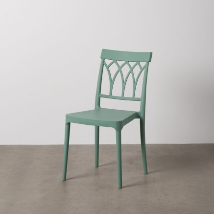 Esszimmerstuhl grün Polypropylen 42 x 54 x 83 cm 2
