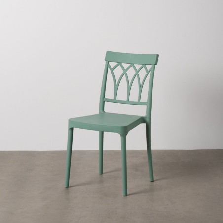 Dining Chair Green polypropylene 42 x 54 x 83 cm