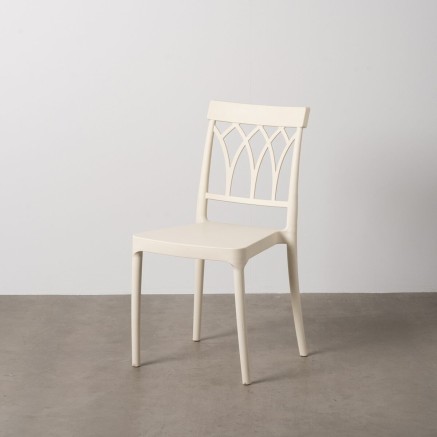 Silla de Comedor Blanco Polipropileno 42 x 54 x 83 cm 2