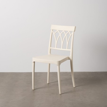 Sedia da Sala da Pranzo Bianco polipropilene 42 x 54 x 83 cm